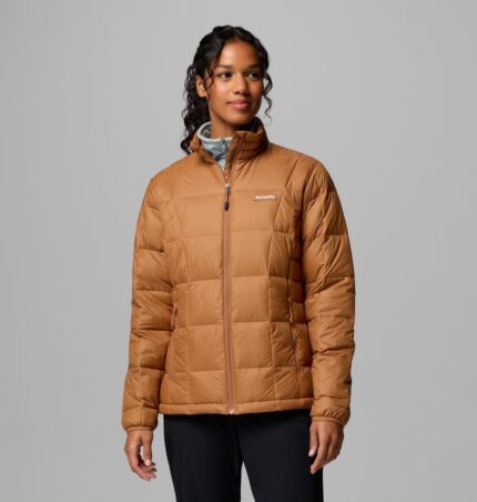 Casaca de pluma para mujer